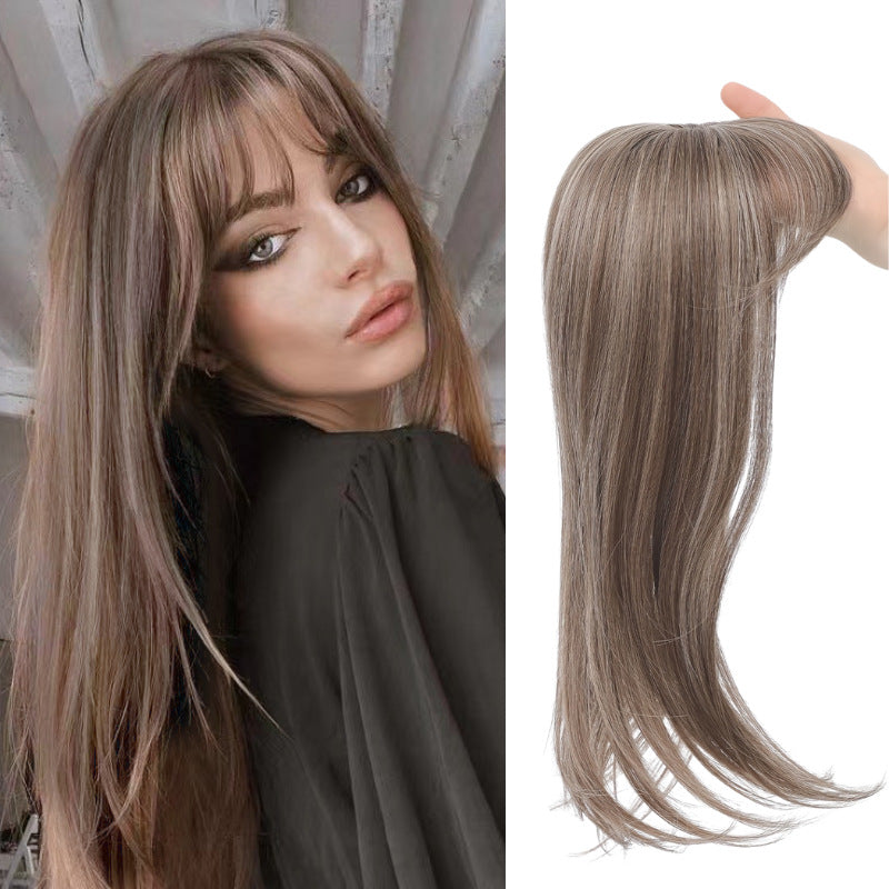 Women’s Inner Buckle Hairpiece – Synthetic Clip-In Hair Extension, Natural Volume & Coverage