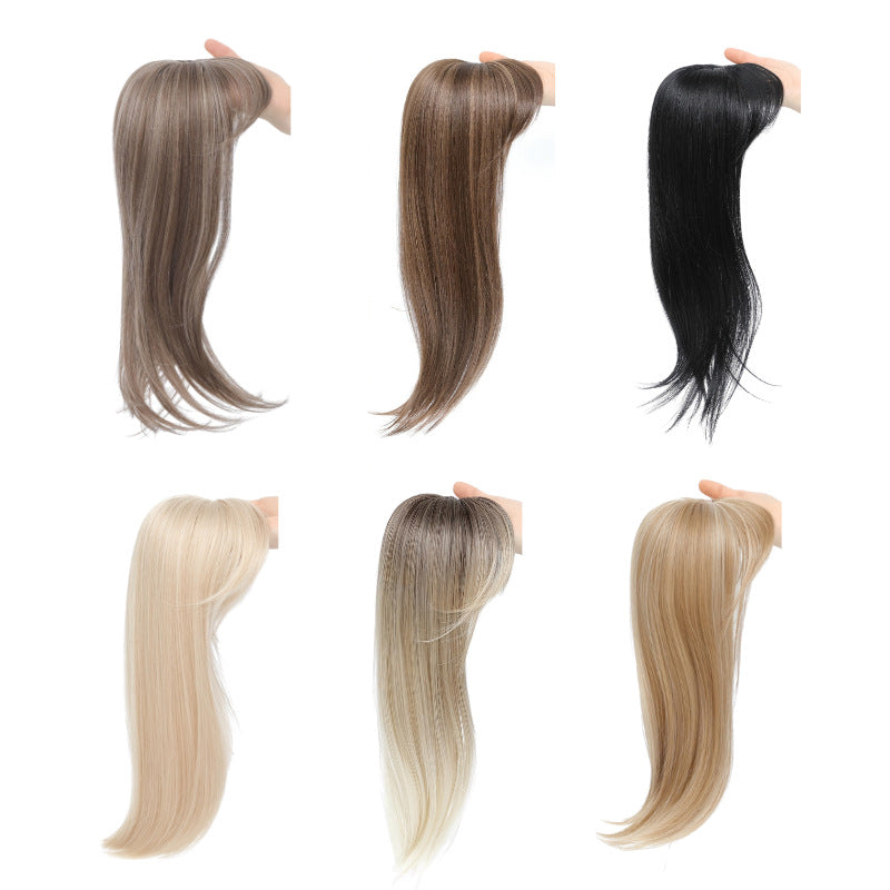 Women’s Inner Buckle Hairpiece – Synthetic Clip-In Hair Extension, Natural Volume & Coverage